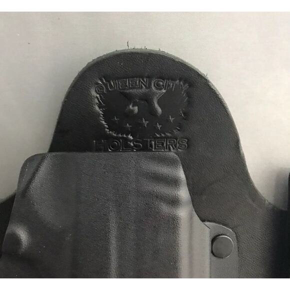 Queen City Holsters Springfield XDS Leather/Kydex Super Tuck‎ IWB RH Black NEW - Picture 3 of 5